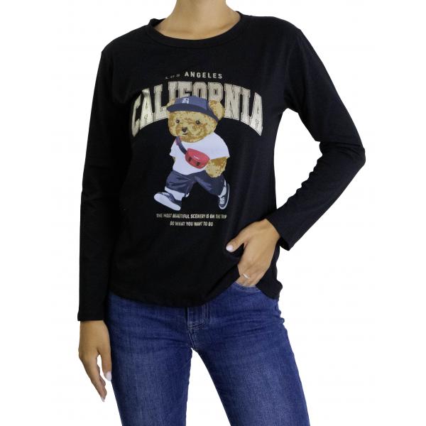t shirt con stampa "California"